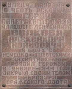 Улица Волкова
